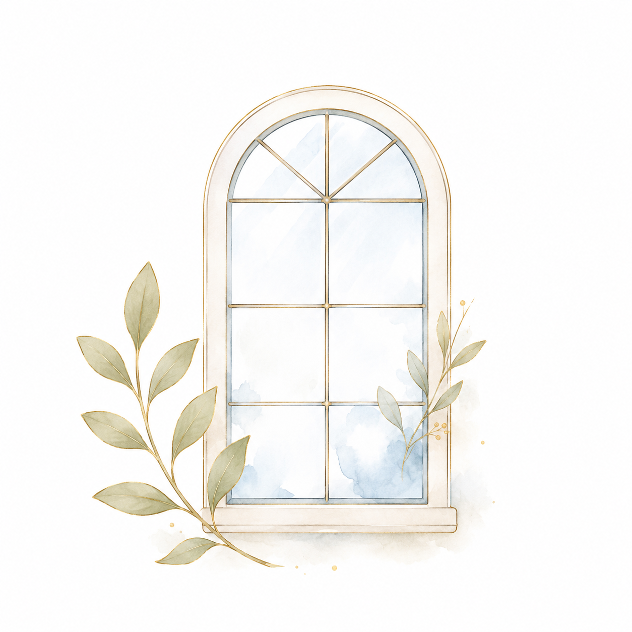 夫婦の窓口を表すドアのイラスト